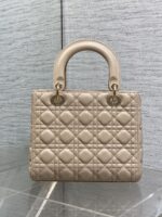 Dior small Lady Dior bag in Beige Cannage - Image 3