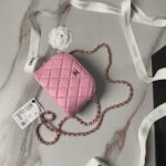 CHANEL Black Leather Makeup Bags - Image 4