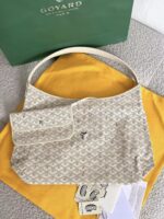 GOYARD Goyardine Boheme Hobo White - Image 3