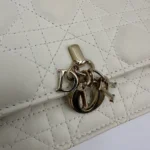 Dior My Dior Mini Bag in latte Cannage lambskin - Image 4