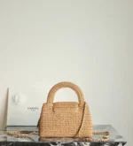 Chanel Braided Raffia Kelly Flap Bag - Image 3