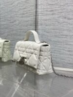 Dior My Dior Mini Bag in White Lambskin - Image 4