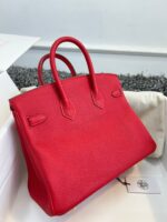 HN 25CM RED TOGO LEATHER GOLD HARDWARE - Image 3