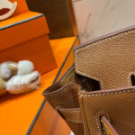 HN 30CM GOLD TOGO LEATHER GOLD HARDWARE - Image 3