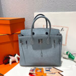 HN 30CM CLOUD BLUE TOGO LEATHER SILVER HARDWARE - Image 2