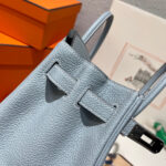 HN 30CM CLOUD BLUE TOGO LEATHER SILVER HARDWARE - Image 6