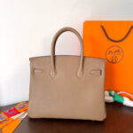 HN 30CM BEIGE SWIFT LEATHER GOLD HARDWARE - Image 2