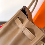 HN 30CM BEIGE SWIFT LEATHER GOLD HARDWARE - Image 5