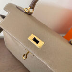 HN 28CM ETAIN EPSOM LEATHER GOLD HARDWARE - Image 6