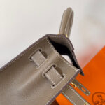 HN 28CM ETAIN EPSOM LEATHER GOLD HARDWARE - Image 7