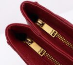Saint Laurent Tribeca shoulder bag in burgundy leather - Image 7
