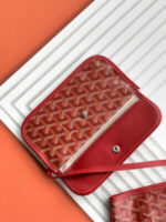 Goyard Saint Louis Red Tote Bag - Image 8