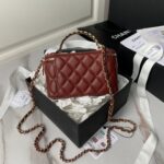 Chanel 22B Small Flap Bag Gem Chain Dust Pink - Image 2