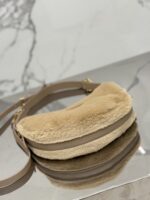Prada Leather And Shearling Arquã¨ Handbag - Image 4
