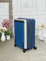 Louis Vuitton Horizon 55 rolling suitcase Blue Monogram - Image 4