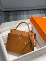 HN 25CM IN GOLD EPSOM GOLD HARDWARE - Image 3