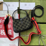 JACKIE 1961 SMALL HANDBAG 19 IN BLACK YELLOW DENIM BLACK - Image 5