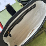 JACKIE 1961 SMALL HANDBAG IN BLACK YELLOW DENIM - Image 3