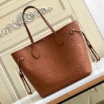 LV NEVERFULL MM 32 BROWN MONOGRAM EMPREINTE LEATHER