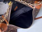 LV 25S LOOP HOBO 38 IN BROWN MONOGRAM COATED CANVAS GOLD HARDWARE - Image 4