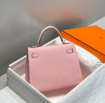 HN 25CM IN ROSE SAKURA EPSOM SILVER HARDWARE - Image 4