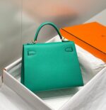 HN 25CM IN VERT VERTIGO EPSOM GOLD HARDWARE - Image 3