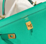 HN 25CM IN VERT VERTIGO EPSOM GOLD HARDWARE - Image 8