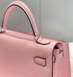HN 28CM IN ROSE SAKURA EPSOM SILVER HARDWARE - Image 5