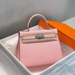 HN 28CM IN ROSE SAKURA EPSOM SILVER HARDWARE - Image 2