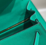 HN 28CM IN VERT VERTIGO EPSOM CALFSKIN GOLD HARDWARE - Image 6