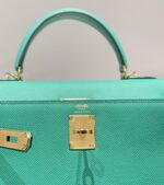 HN 28CM IN VERT VERTIGO EPSOM CALFSKIN GOLD HARDWARE - Image 8