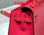 HN 28CM IN ROSE TYRIEN SWIFT CALFSKIN GOLD HARDWARE - Image 3