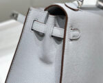 HN 28 Sellier in Bleu Glacier Epsom leather - Image 5