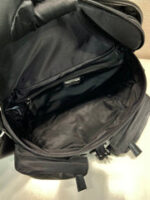 CROSSBODY BAG 29 IN BLACK RE-NYLON AND CALFSKIN TRIM - Image 3