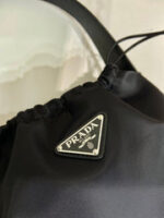 SMALL DRAWSTRING BAG 23 IN BLACK RE-NYLON - Image 4