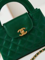 CHANEL KELLY MINI 19 BAG IN GREEN FOREST CALFSKIN - Image 6