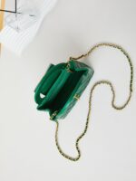 CHANEL KELLY MINI 19 BAG IN GREEN FOREST CALFSKIN - Image 7