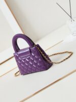 CHANEL KELLY MINI 19 BAG IN INDIGO PURPLE CALFSKIN - Image 3