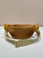 BELT BAG 18 IN SEPIA BROWN RE-NYLON AND CALFSKIN TRIM - Image 4