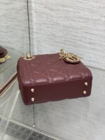 Christian Dior Mini Lady Dior bag Gold hardware - Image 2