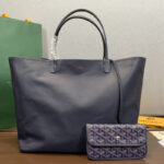 Goyard Navy Blue Anjou GM Tote bag - Image 3