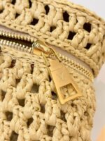 Louis Vuitton Vanity Chain Pouch in raffia - Image 4