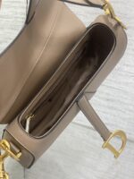Dior Saddle Bag in Brown Gold Hardware - Image 2
