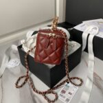Chanel 22B Small Flap Bag Gem Chain Dust Pink - Image 3