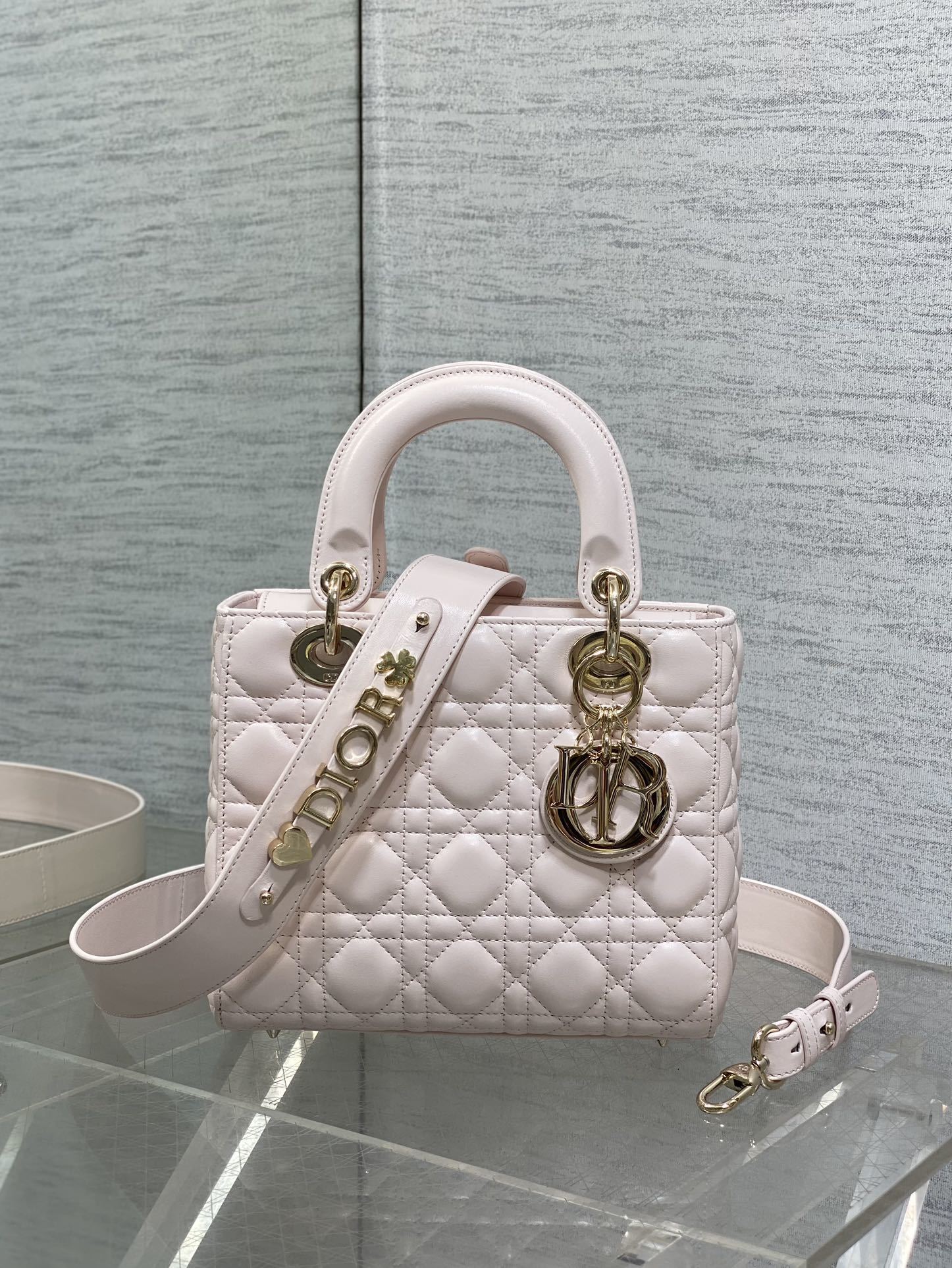 33db6a5e-2.jpeg Dior Saddle small Pink colour - Image 1