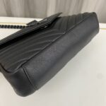 Saint Laurent medium College leather cross body bag In Black - Image 3