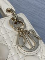 Dior Mini Lady Dior Bag in latte cannage - Image 3