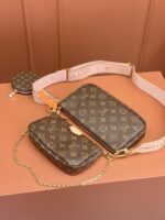 Louis Vuitton LV Multi Pochette Handle Monogram Handbags 24x16x6cm - Image 4