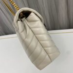 SAINT LAURENT SM LOULOU MONOGRAM QUILTED LEATHER BAG - Image 8