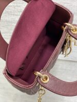 Christian Dior Mini Lady Dior bag Gold hardware - Image 6